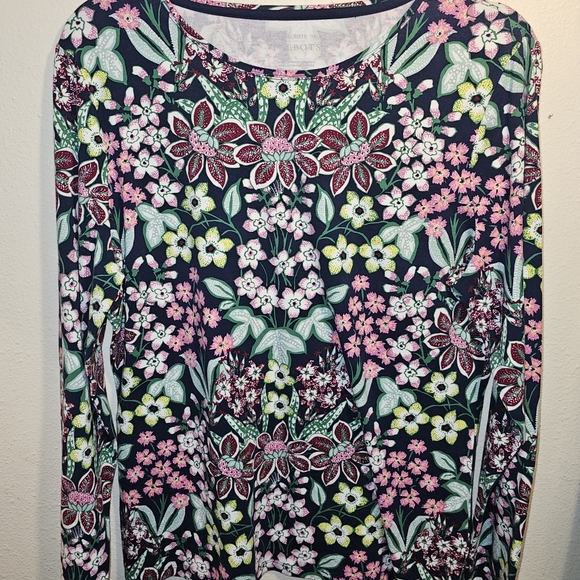 Talbots sz. Large multi color tshirt - Picture 1 of 4